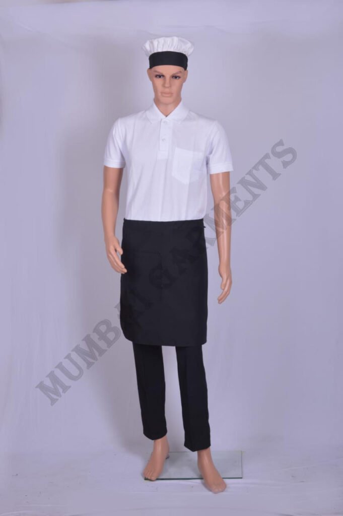 10-half black apron and cap