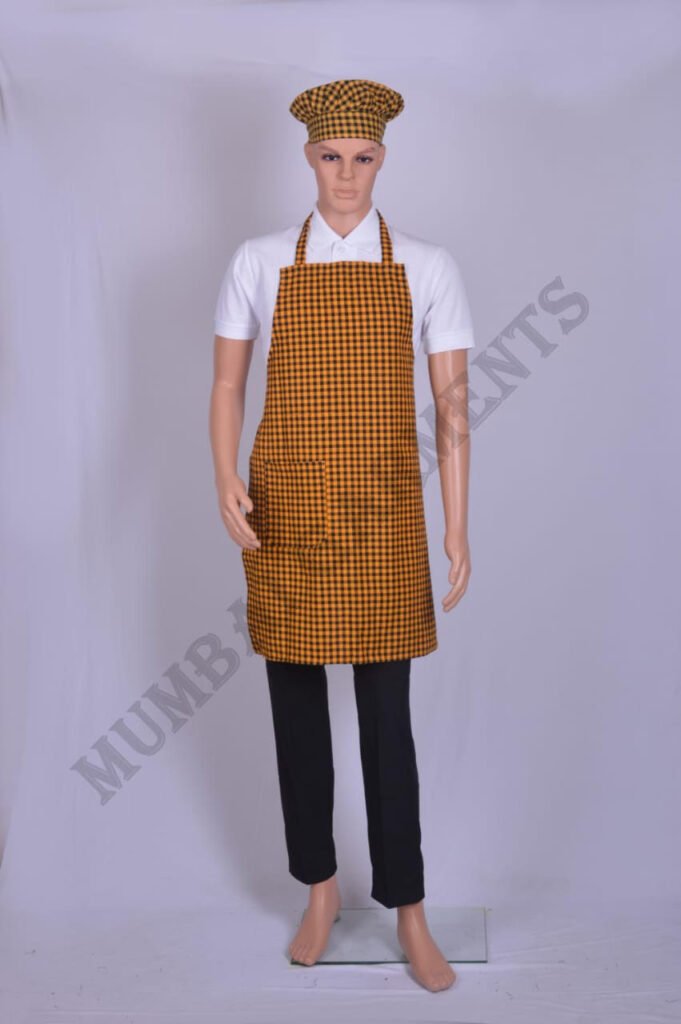 15-yellow checks apron