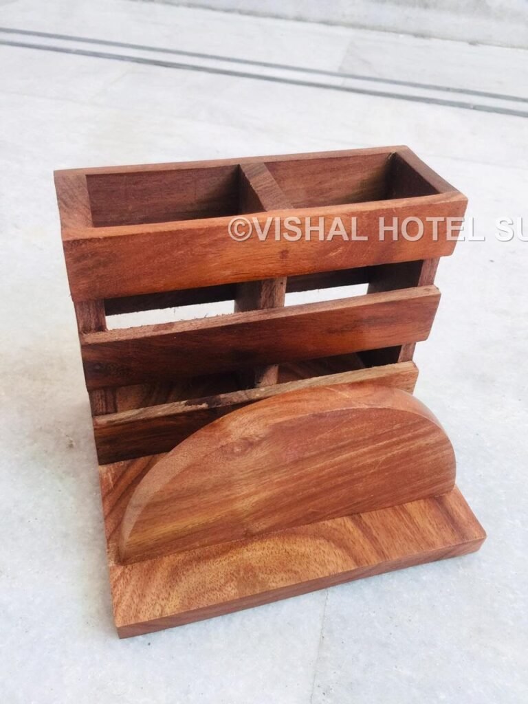 17-tissue stand with cutlery holder