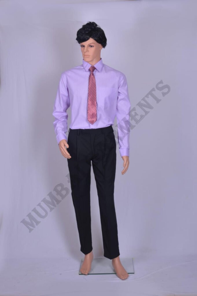 3-lavender shirt with tie