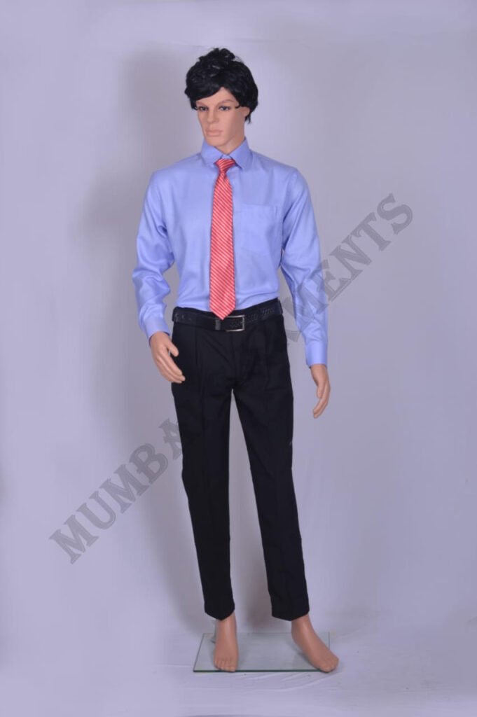 6-Sky blue shirt with tie