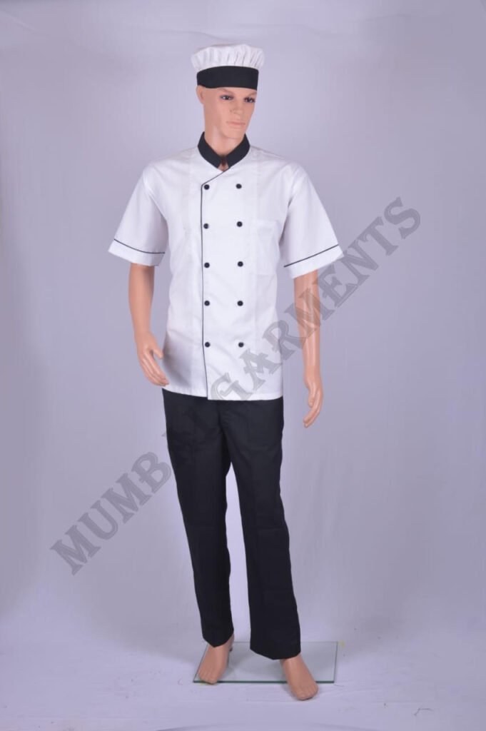 8-half sleeves chef coat