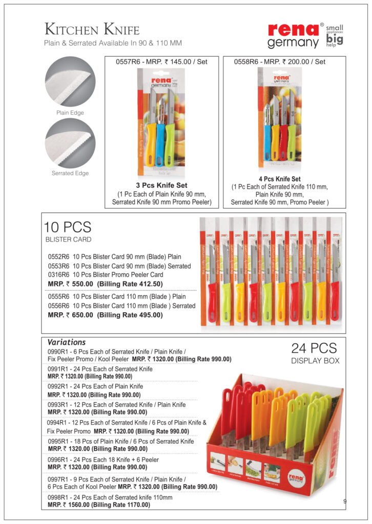 RENA Price List 25 x 17