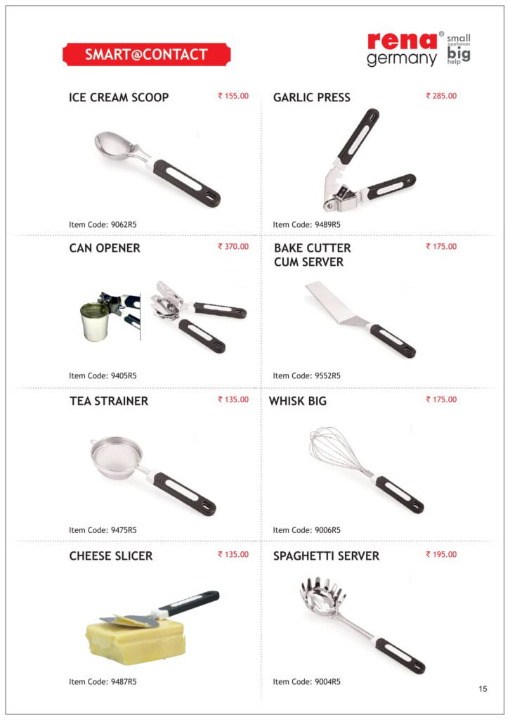 RENA Price List 25 x 17