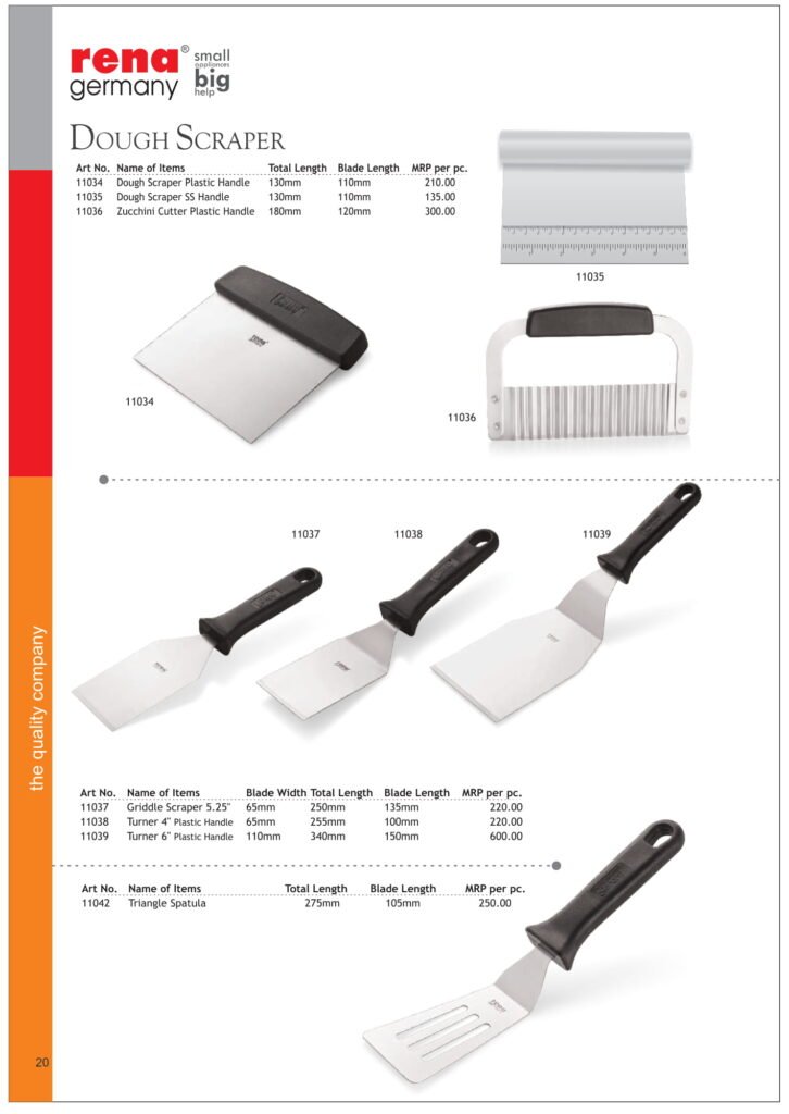 RENA Price List 25 x 17