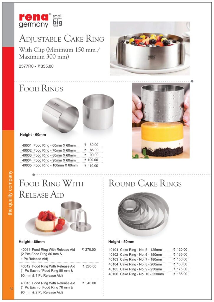 RENA Price List 25 x 17